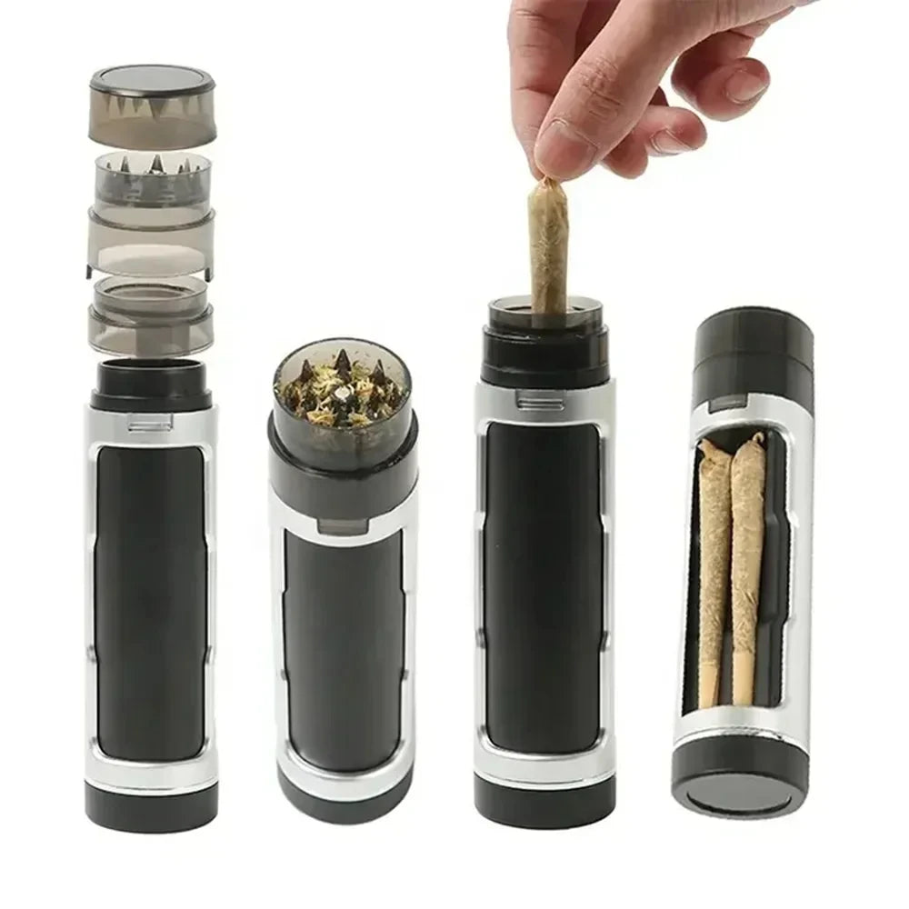 3 in 1 Plastic Herb Grass Grinder